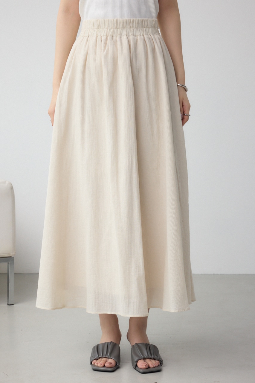コットンボイルフレアスカート IVOY FREE