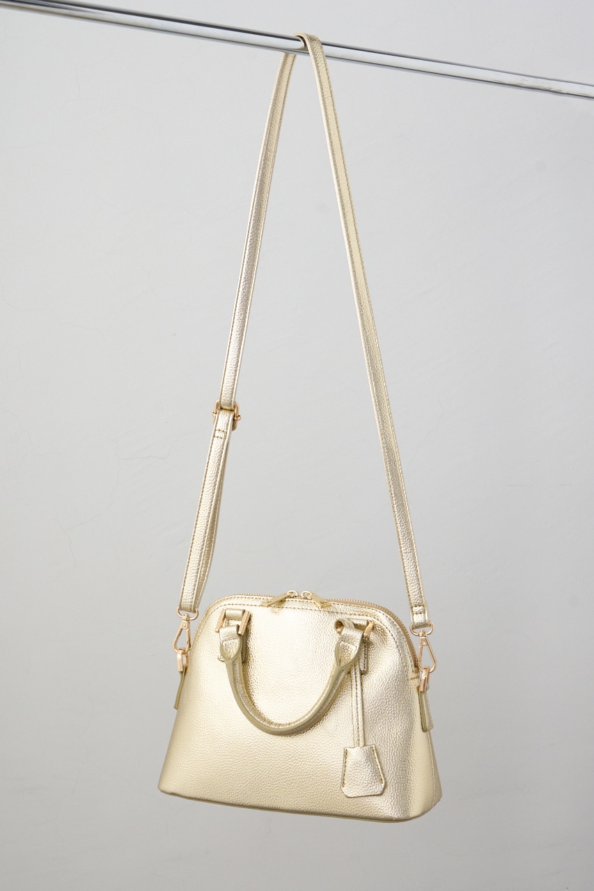 ダブルジッパーハンドバッグ GLD FREE