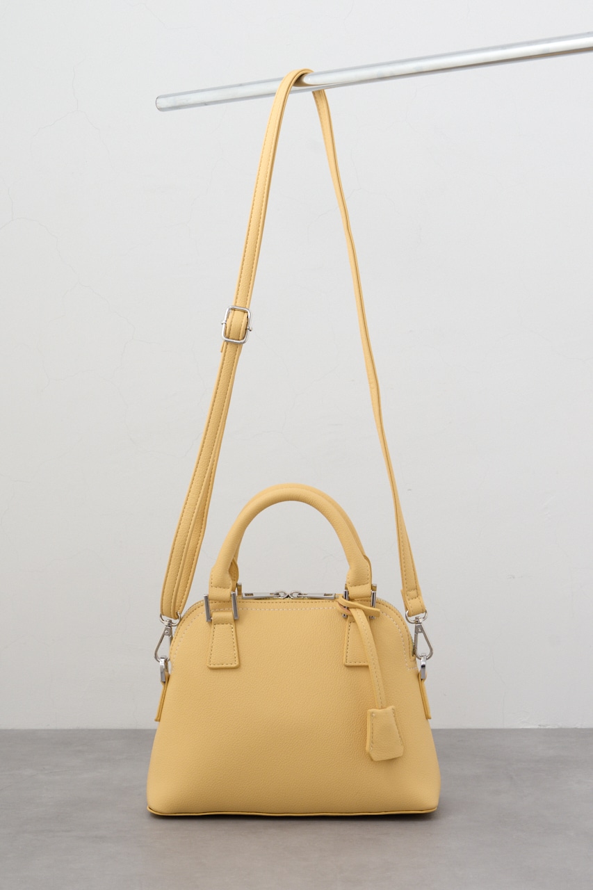 ダブルジッパーハンドバッグ L/YEL FREE