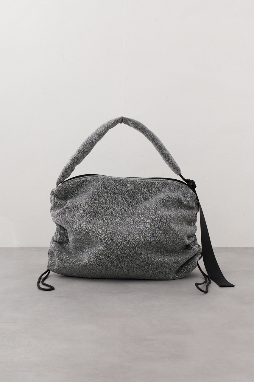 サイドギャザーパデットバッグ M/BLK FREE