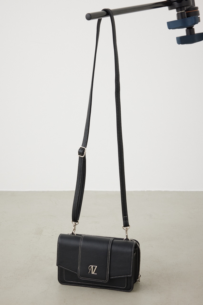 AZモチーフウォレットバッグ BLK FREE