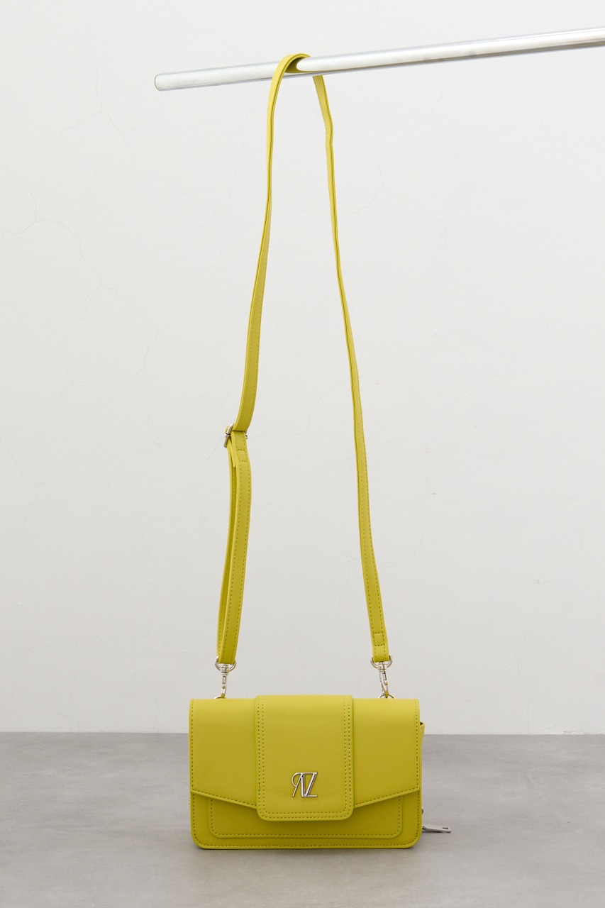 AZモチーフウォレットバッグ LIME FREE