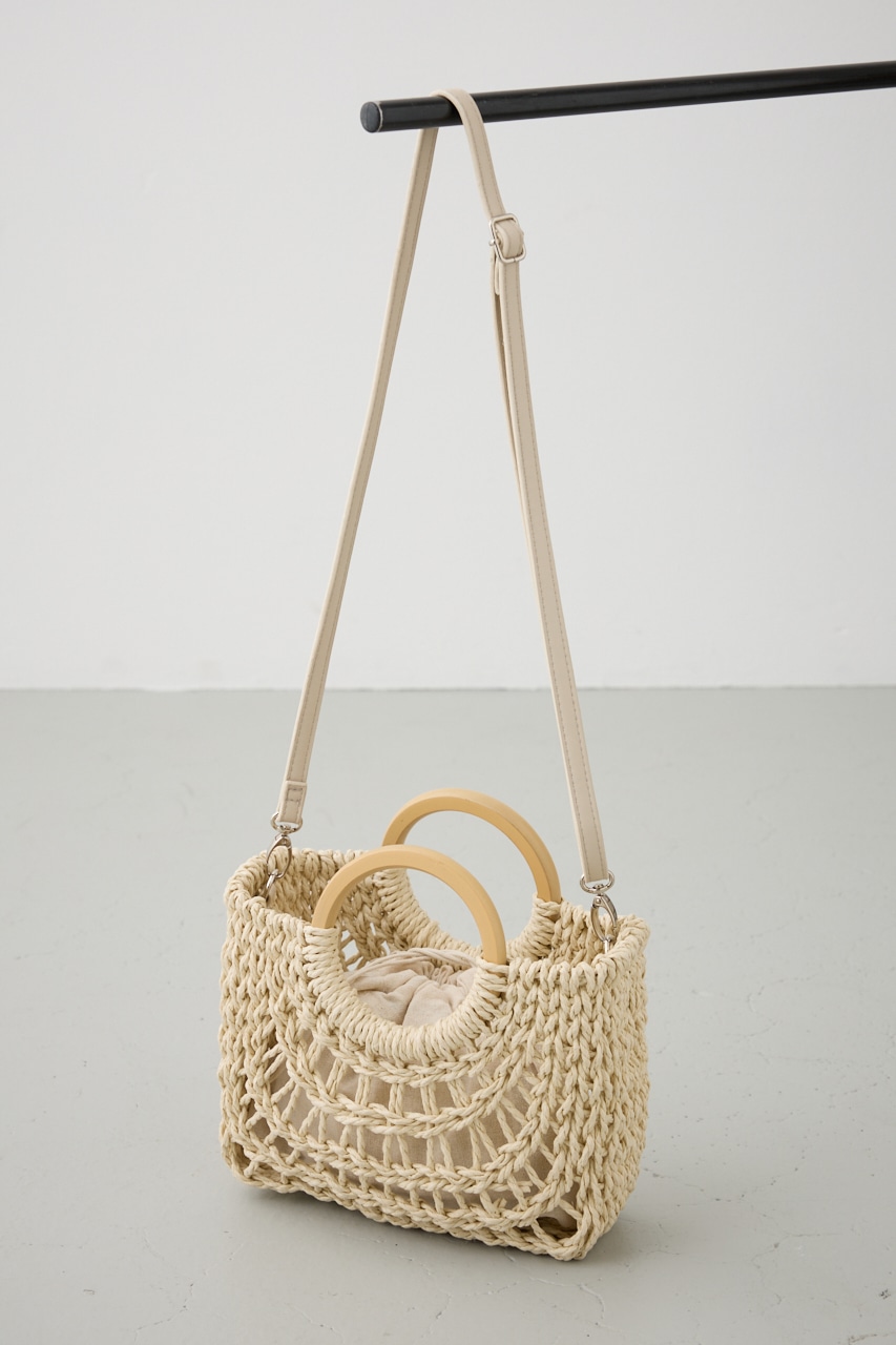 編み込みショルダーバッグ IVOY FREE