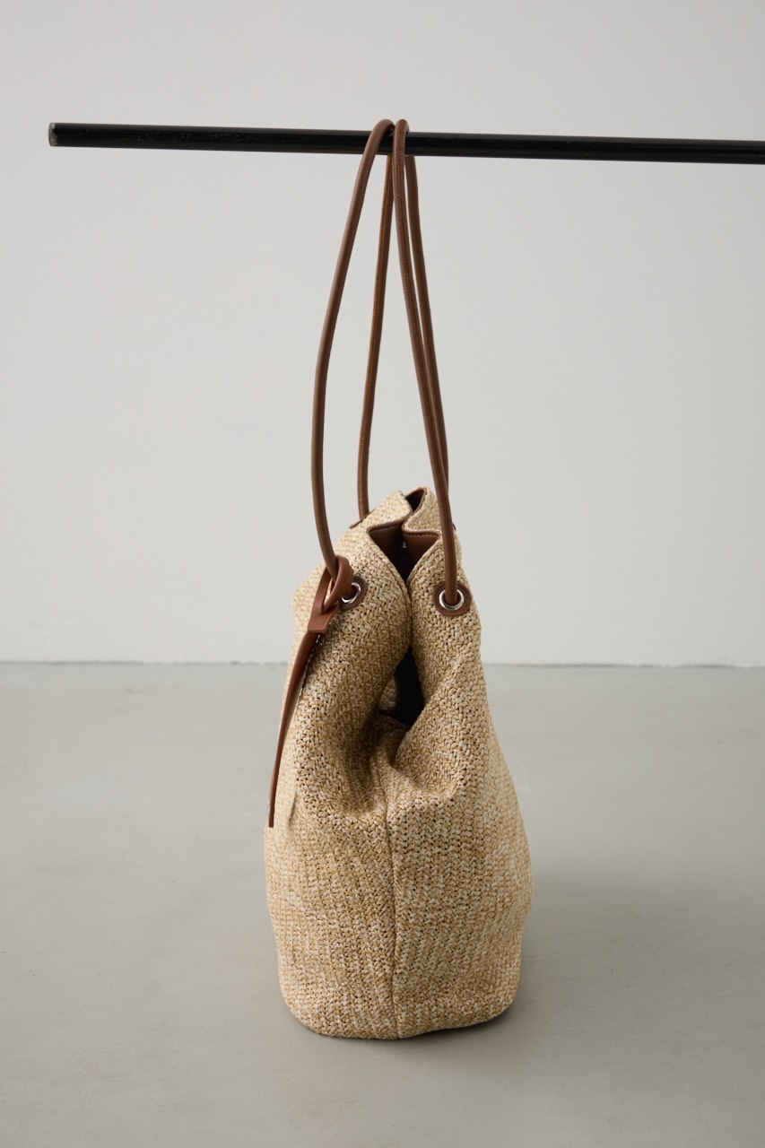 チャームセットメッシュトートバッグ BEG FREE