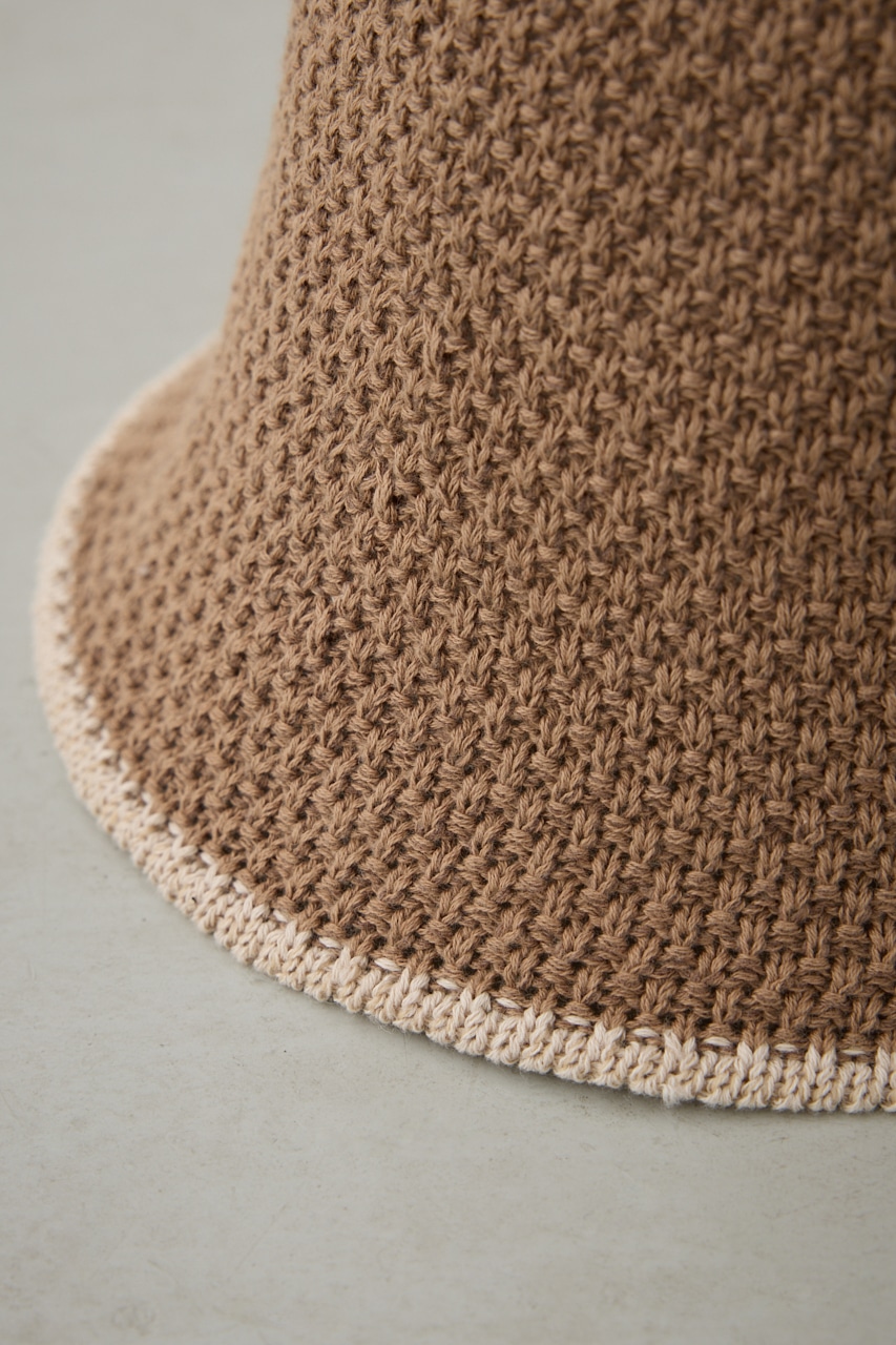 サーモ配色ハット BEG FREE