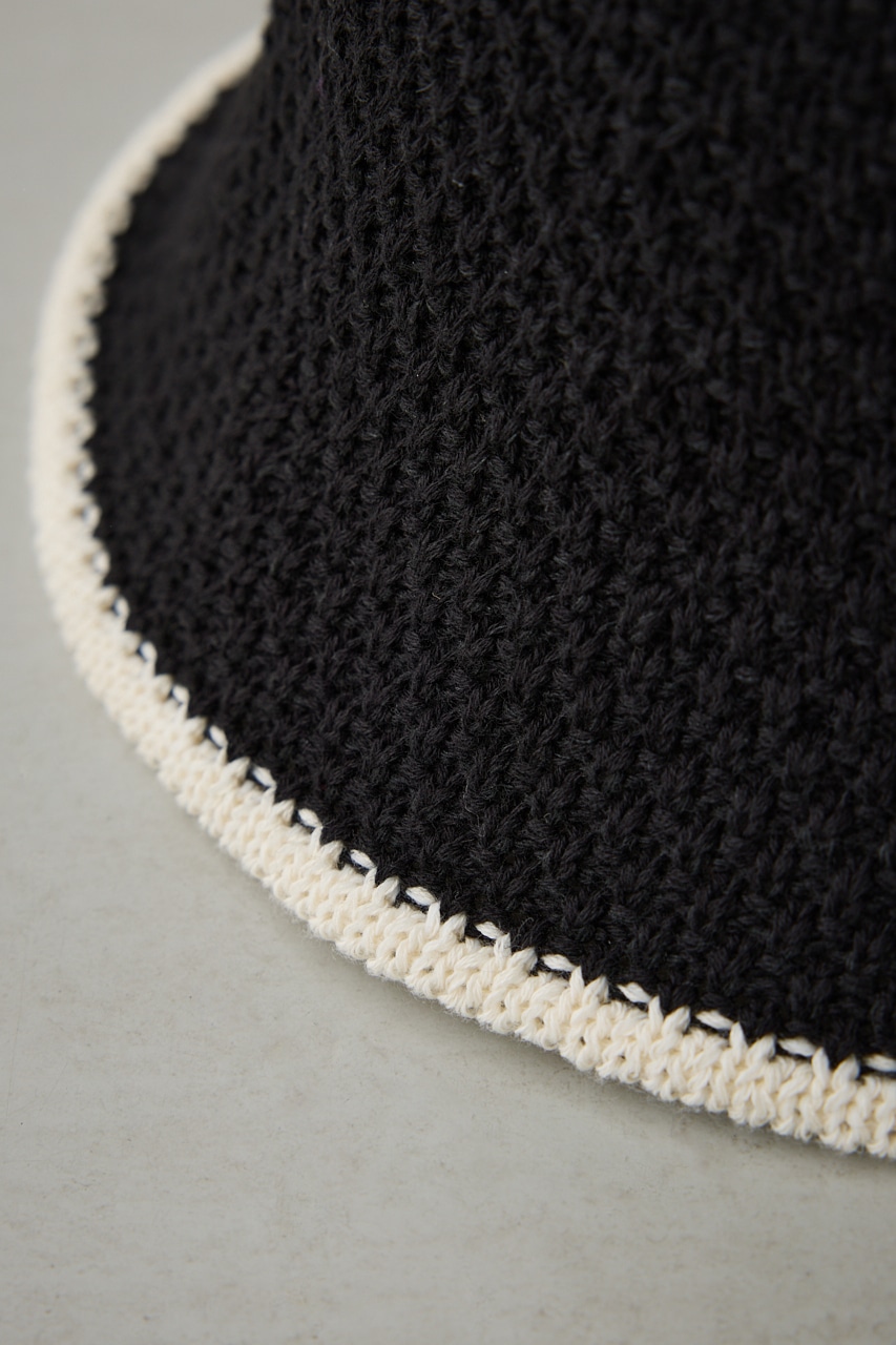 サーモ配色ハット BLK FREE