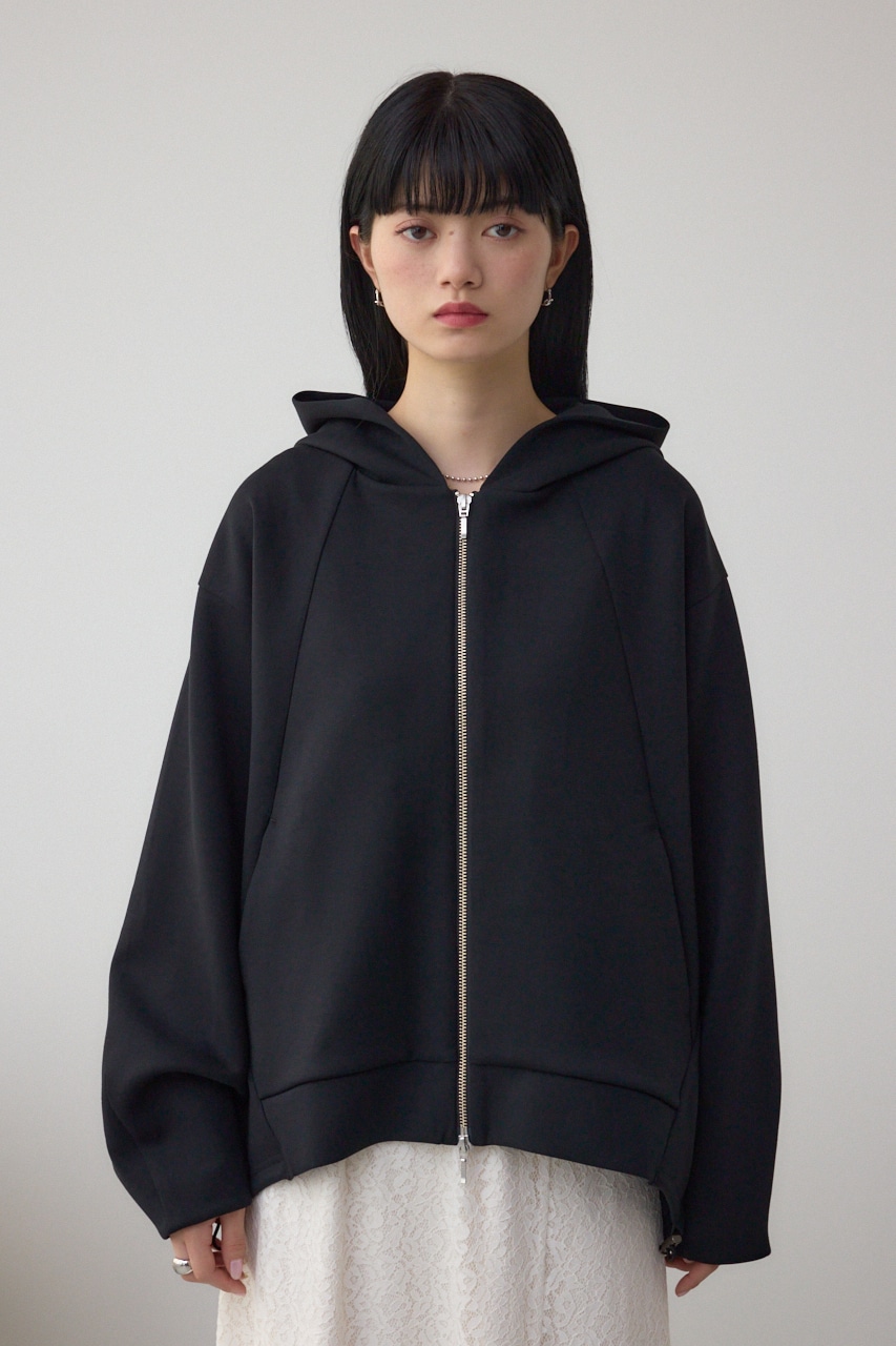 デザインポンチパーカー BLK FREE