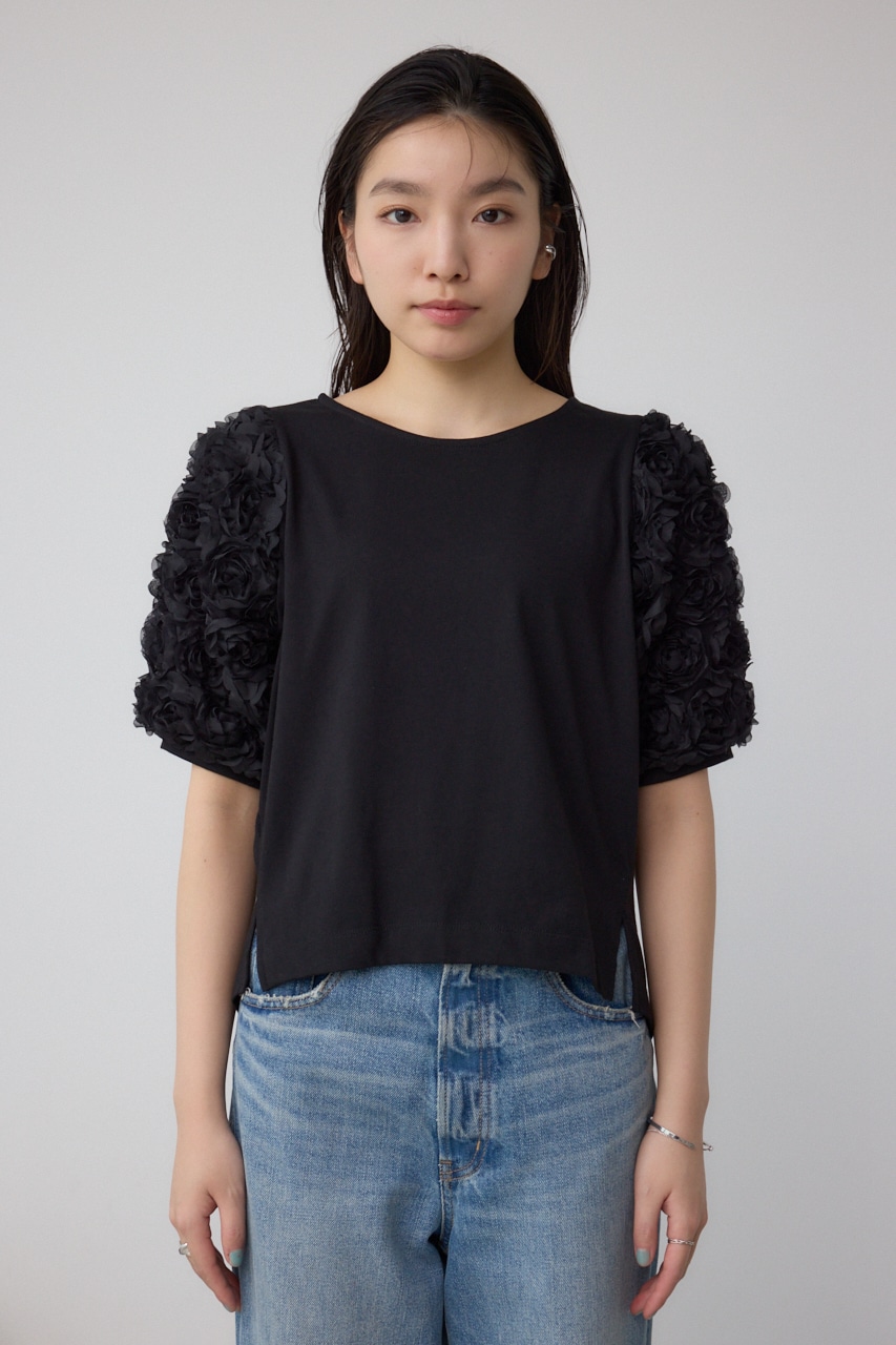 ソデチュールトップス BLK FREE