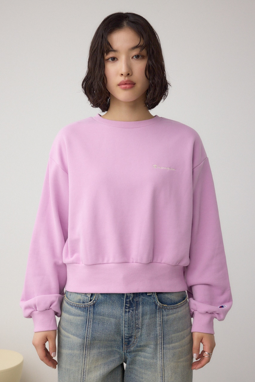 Champion CREW NECK SWEATSHIRT PUR M