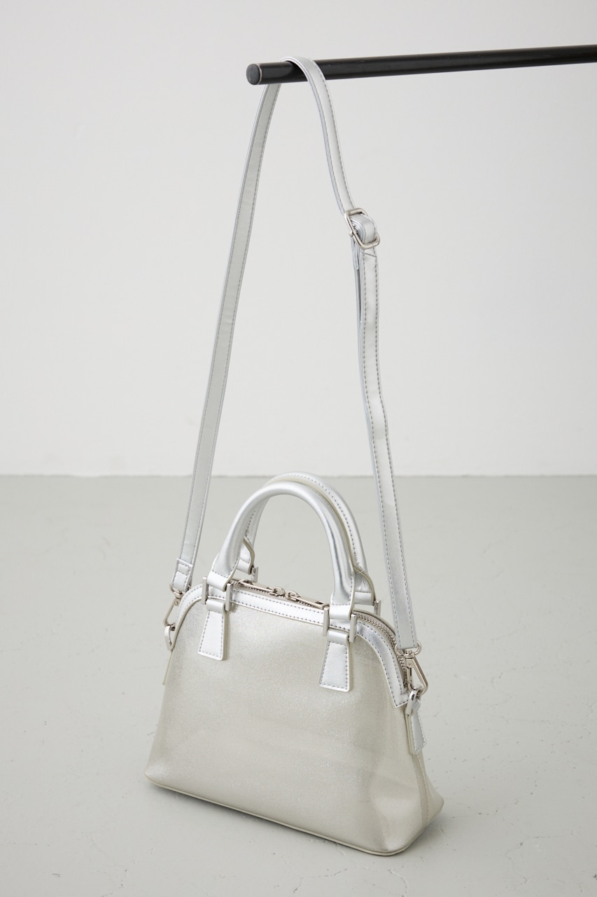 ダブルジッパークリアバッグ SLV FREE