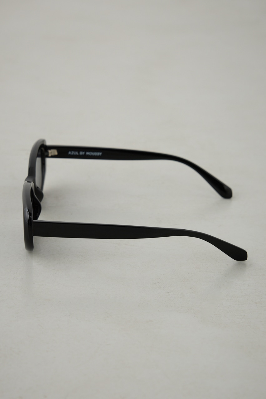 スリムオーバルアイウェア BLK FREE