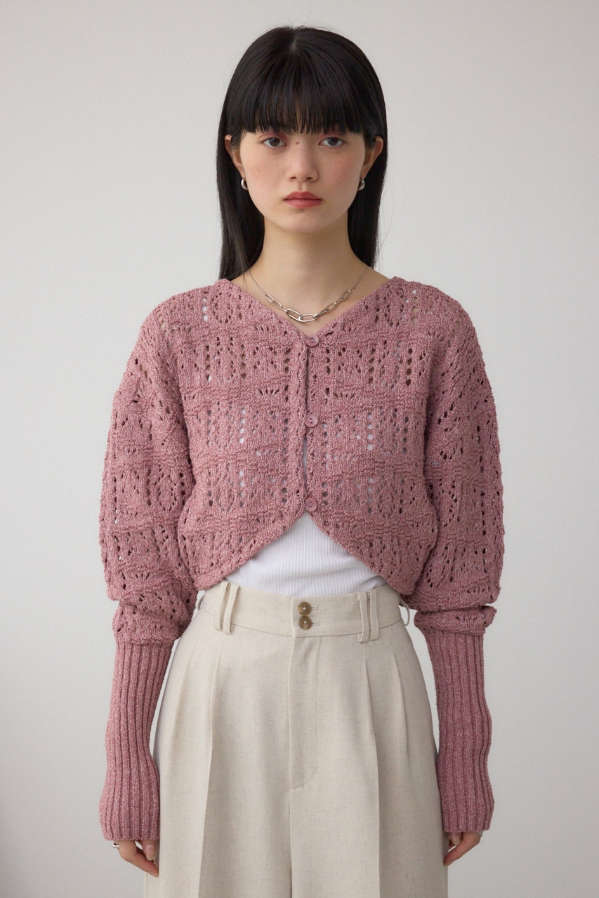 クロシェニットボレロ D/PNK FREE