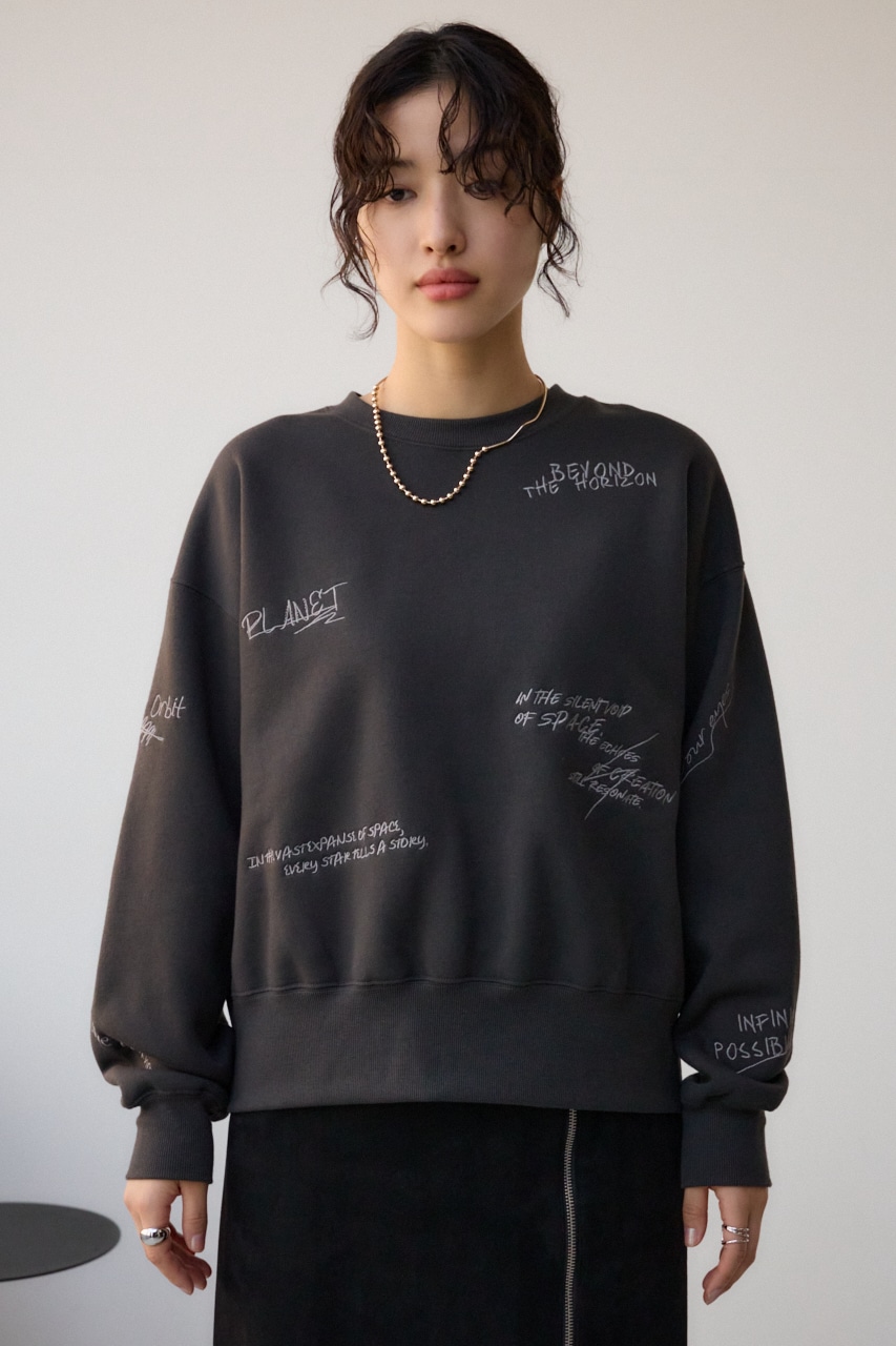 ランダムロゴウラケトップス C.GRY FREE