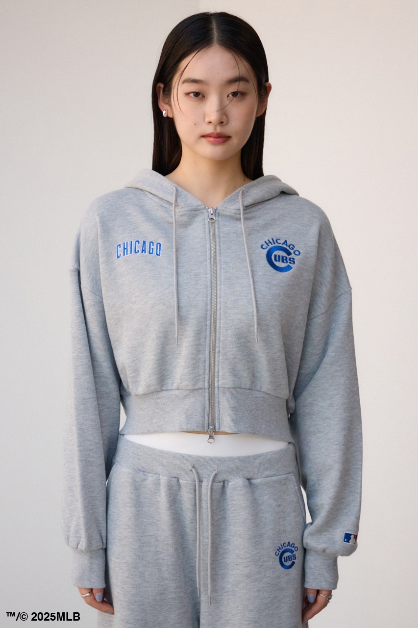 【MLB】ジップフーディー GRY FREE