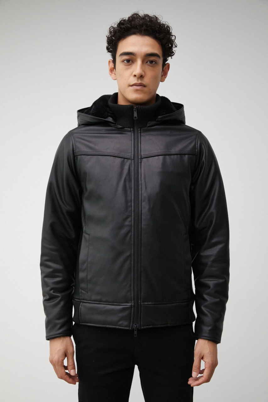 AZUL BY MOUSSY | RYAN FAUX LEATHER BLOUSON (ブルゾン ) |SHEL 