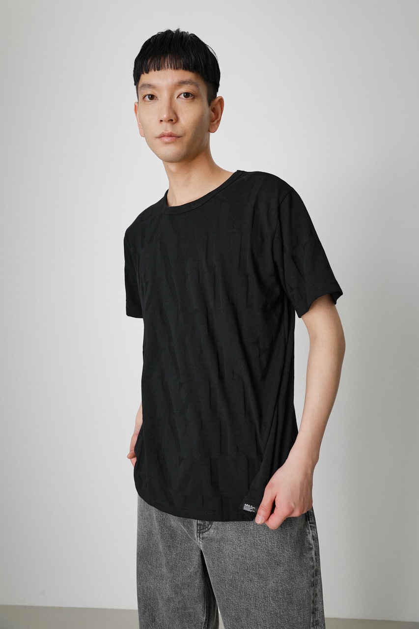 AZUL LOGO TOTAL PATTERN TEE(S WHT): Tシャツ・カットソー(半袖 