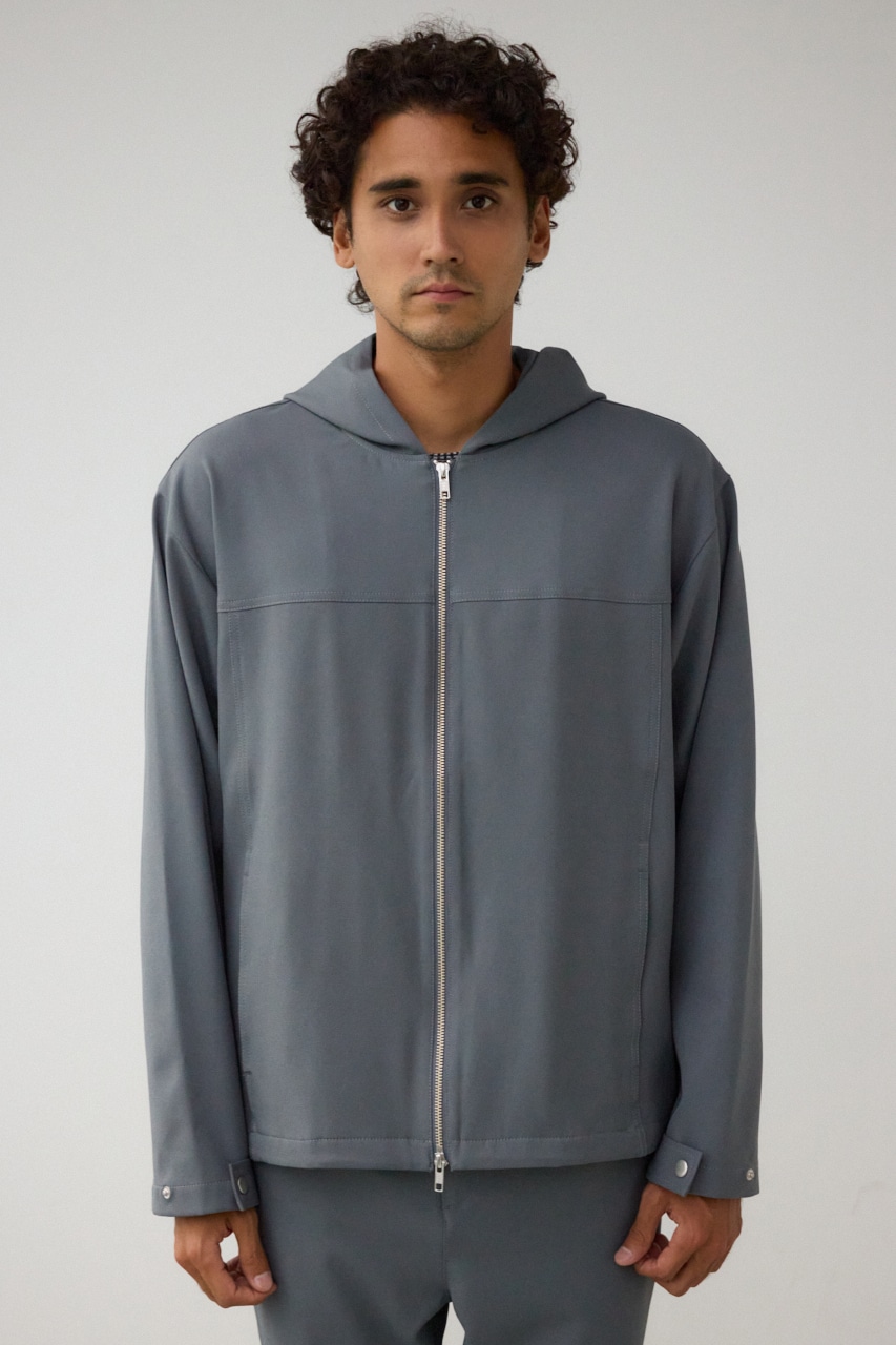 ジョーゼットフーディーブルゾン GRY FREE