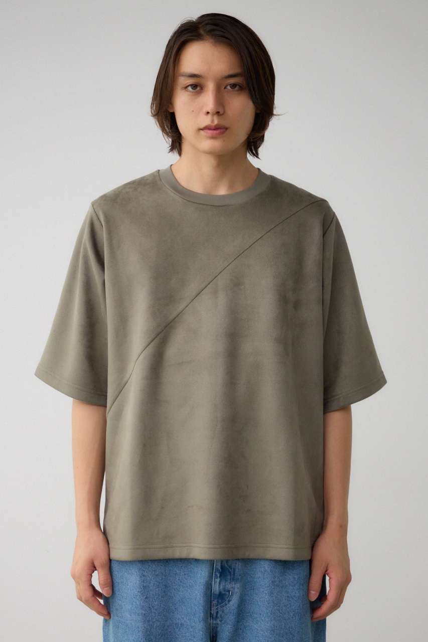 フェイクスウェード切替トップス L/KHA FREE