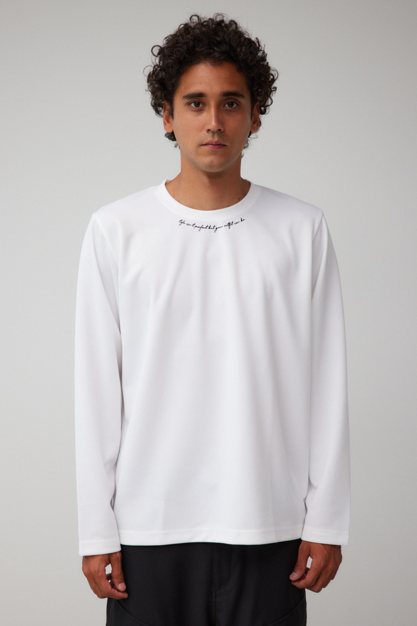 UMBRO MOUSSY ホワイト長袖シャツ UMBRO MOUSSY ホワイト長袖シャツ MOUSSY（マウジー） UMBRO