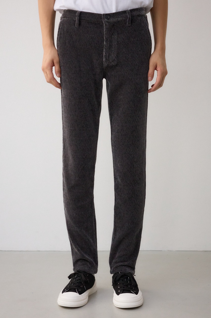 ベロアコーデュロイステイサムパンツ GRY M