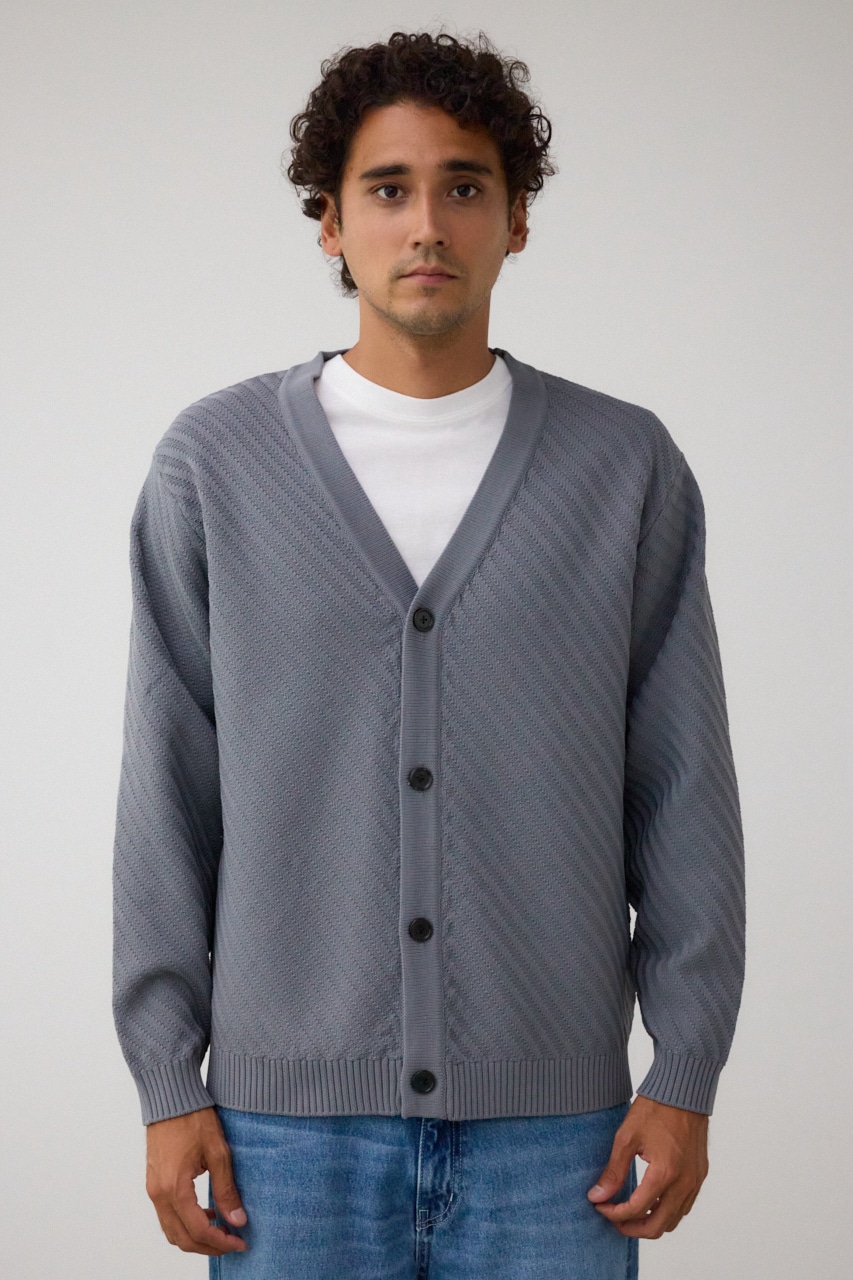 バイヤスセットカーディガン GRY FREE