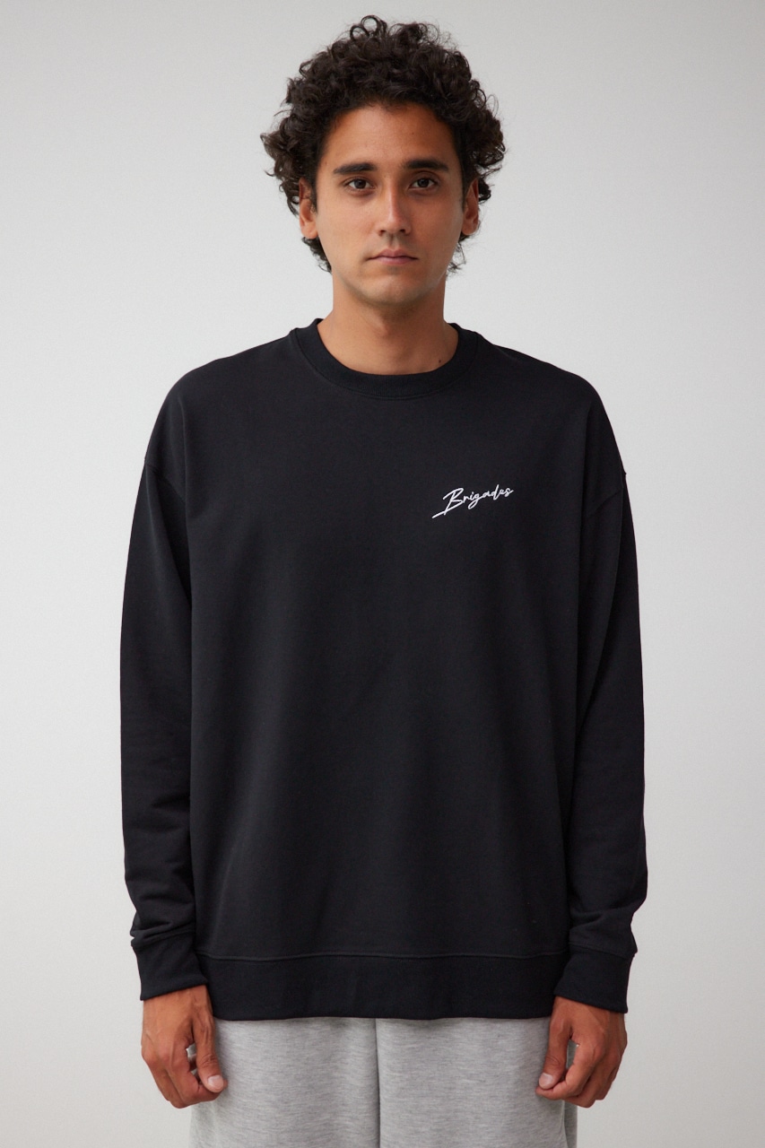 バックロゴビッグトップス BLK FREE