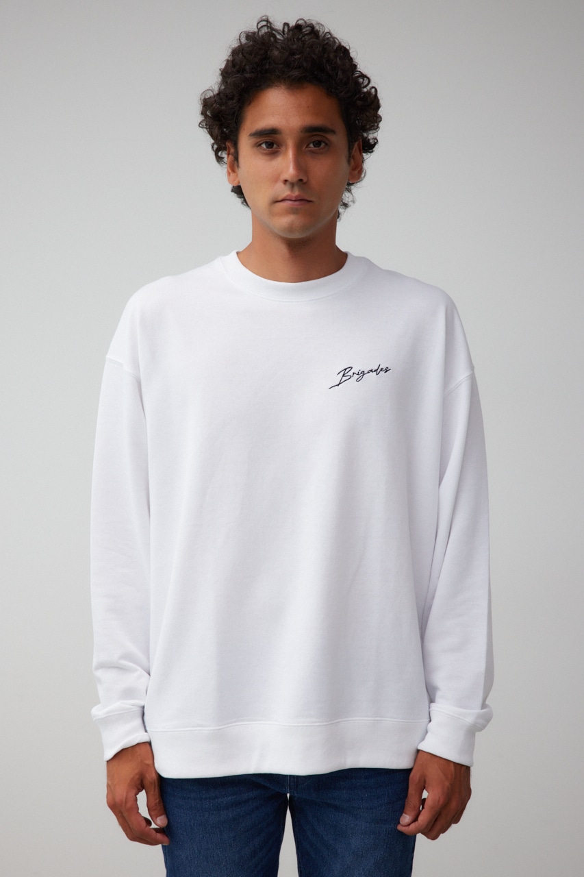 バックロゴビッグトップス WHT FREE