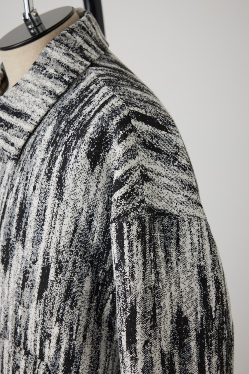 ジャガードジップシャウター 柄BLK FREE