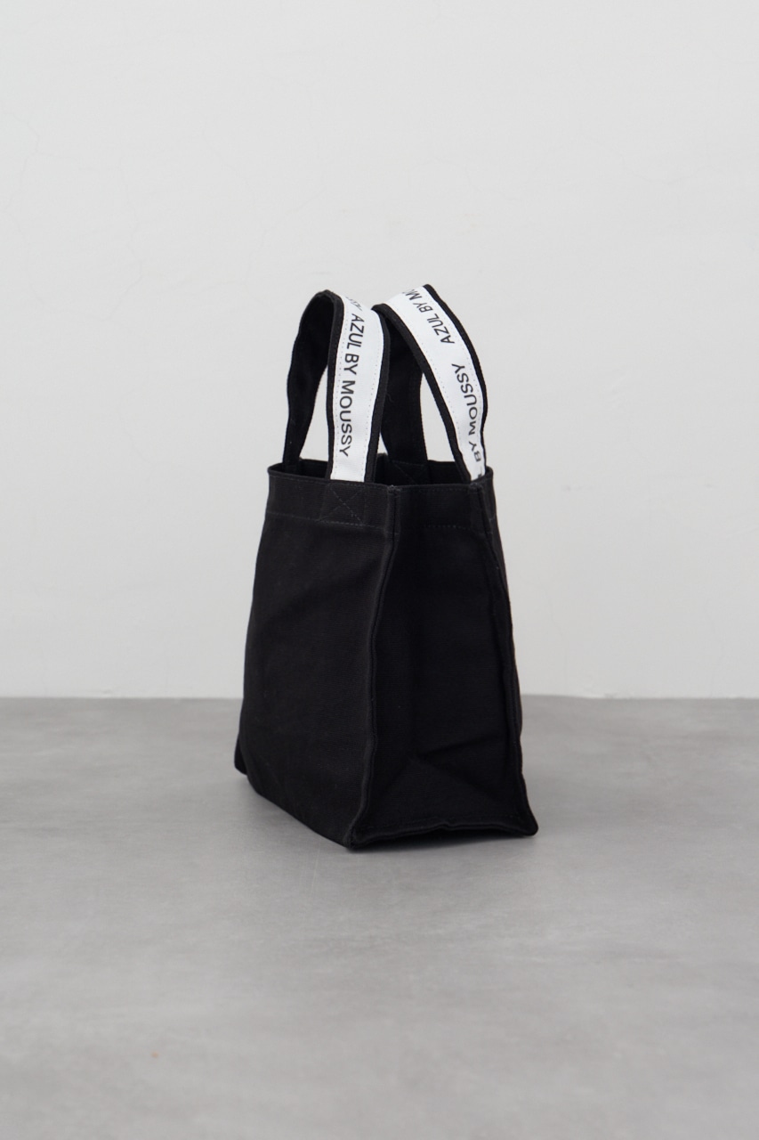 キャンバスロゴテープミニバッグ BLK FREE