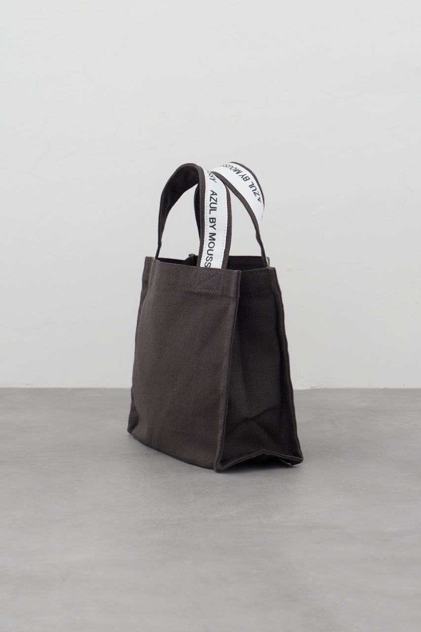 キャンバスロゴテープミニバッグ GRY FREE