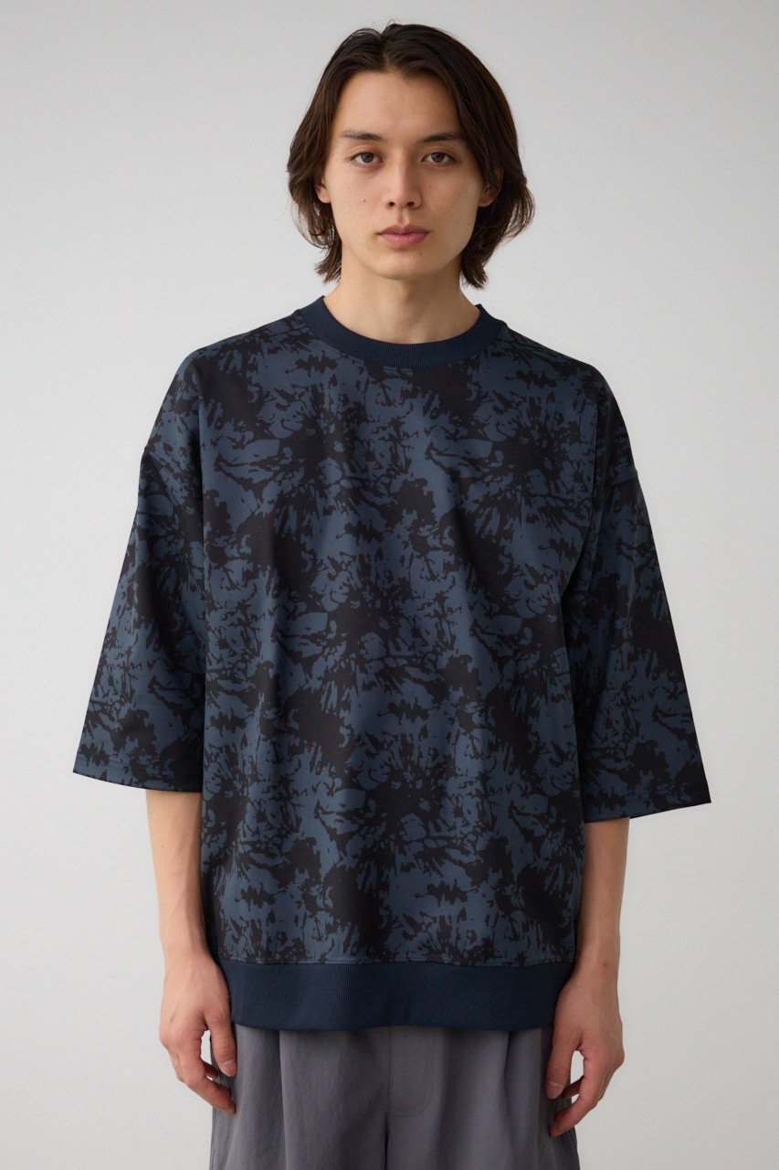 スプラッシュ総柄ビッグトップス 柄BLK FREE