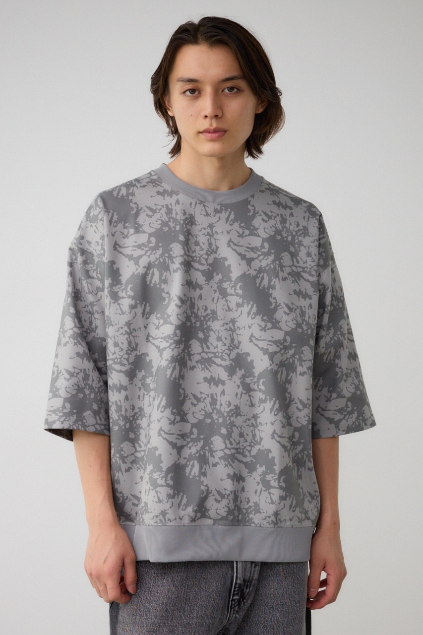 スプラッシュ総柄ビッグトップス 柄GRY FREE