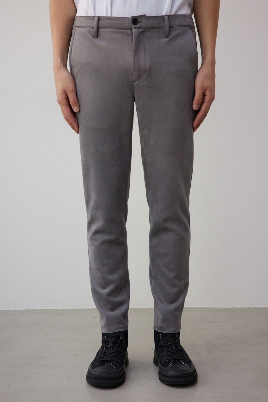 プリマベーラフェイクスウェードパンツ GRY M