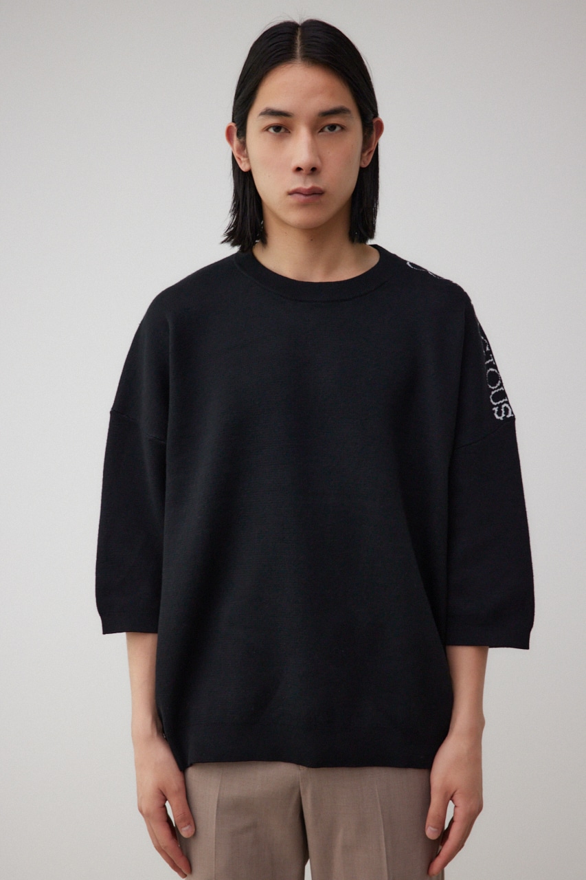 ENTHUSIAM オーバーサイズニット BLK FREE