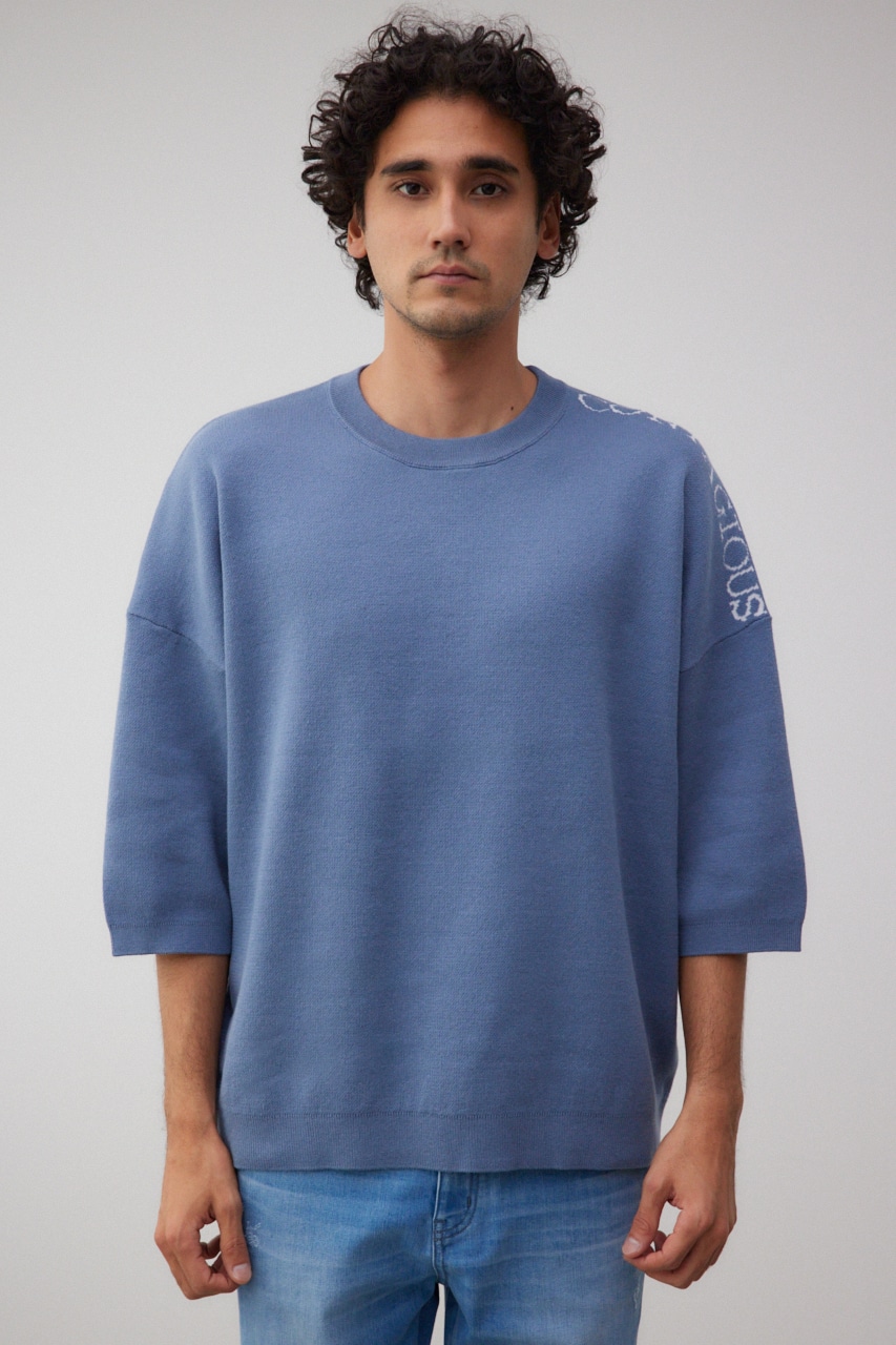 ENTHUSIAM オーバーサイズニット BLU FREE