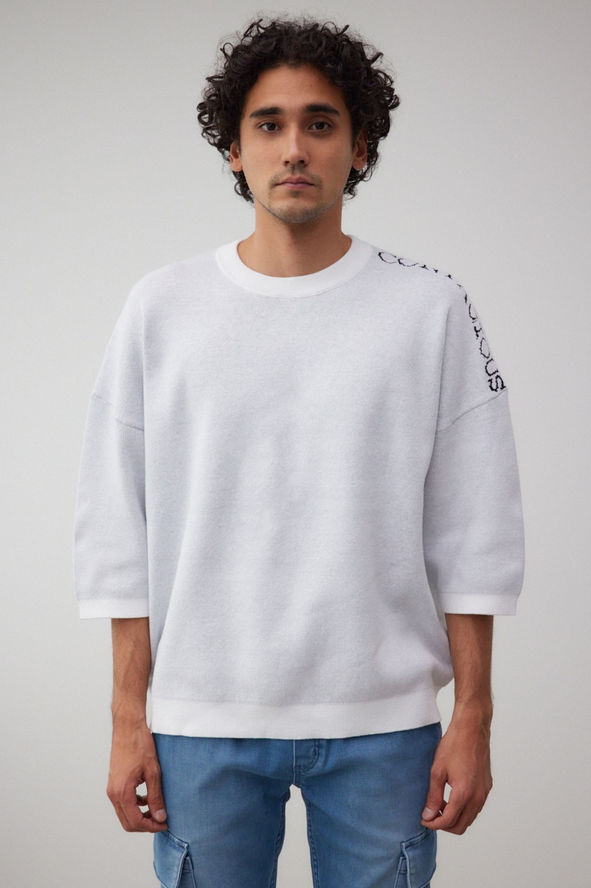 ENTHUSIAM オーバーサイズニット WHT FREE