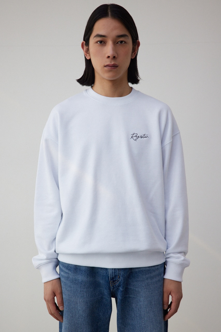 3D刺繍バックグラフィックスウェット WHT FREE