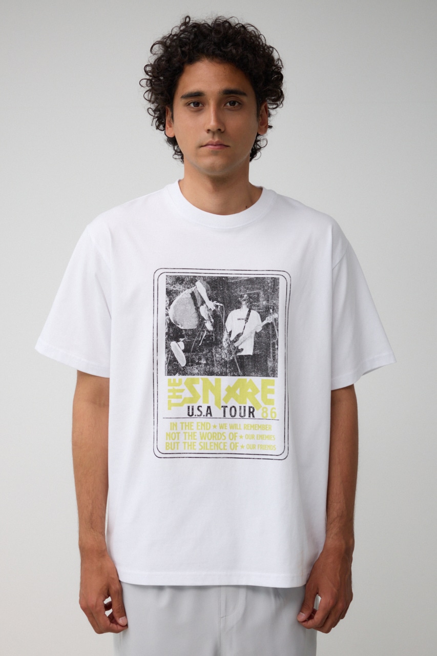 THE SNARE フォトTEE WHT FREE