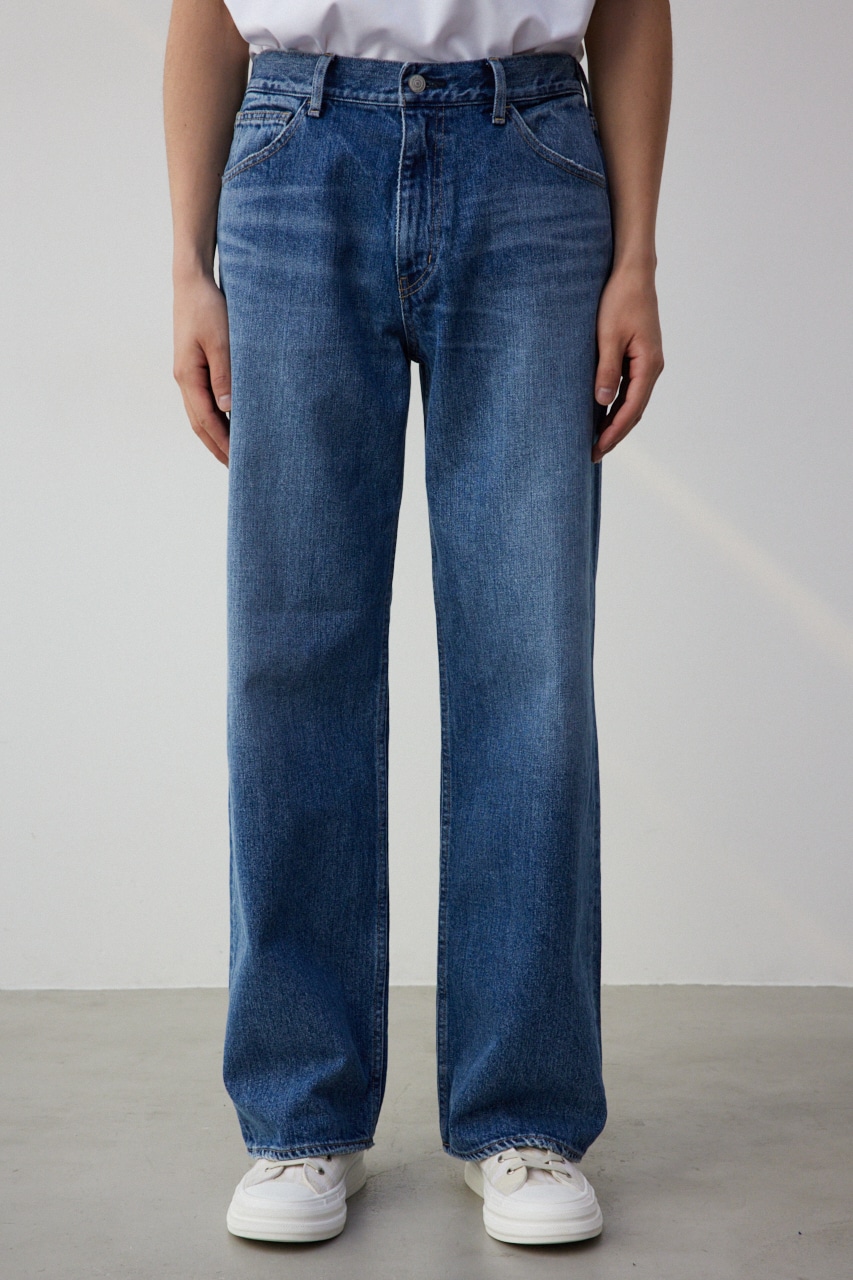 AZUL DENIM ロゴプレートワイド BLU L