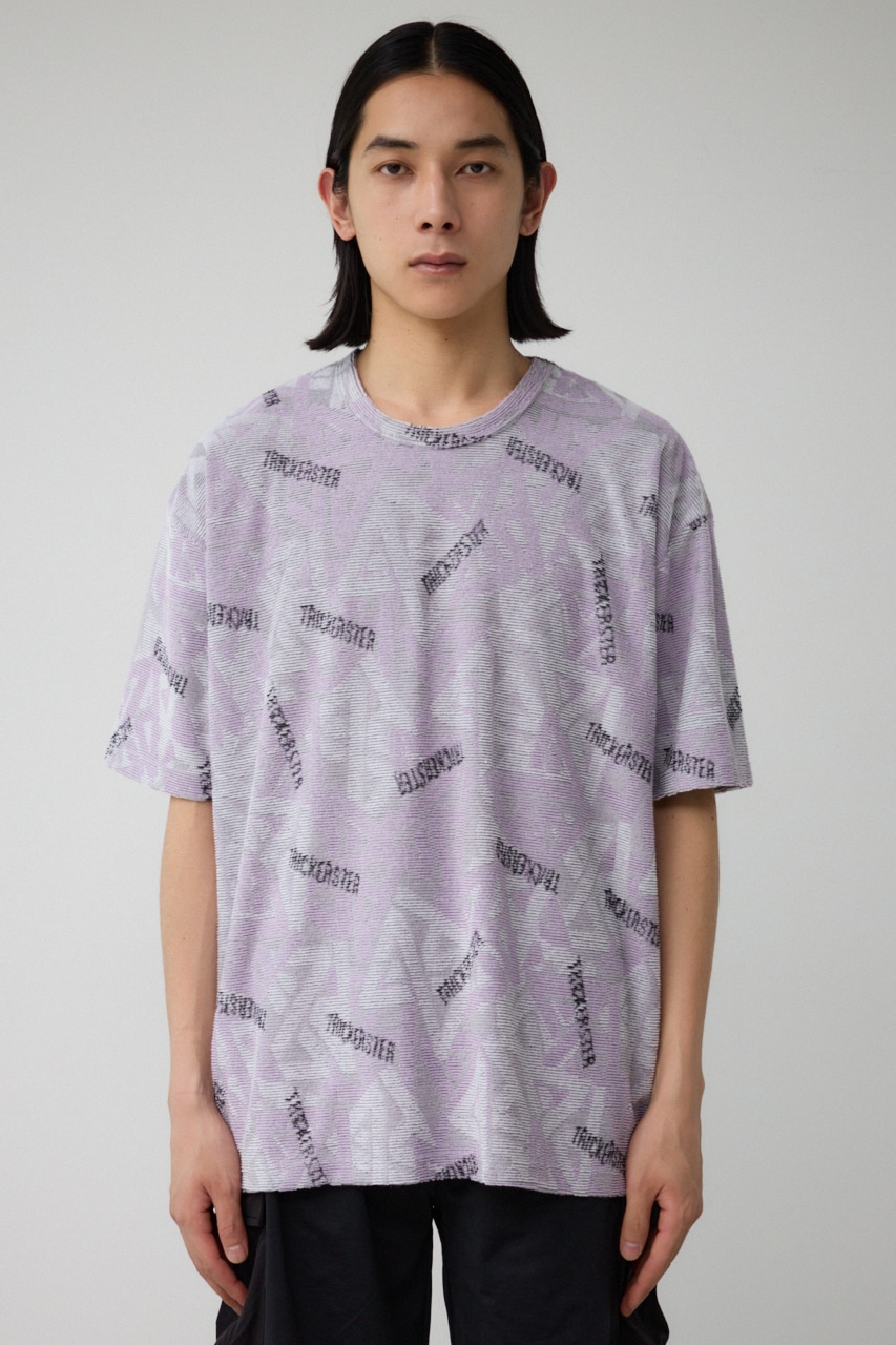 総柄パイルビッグTシャツ 柄PUR FREE