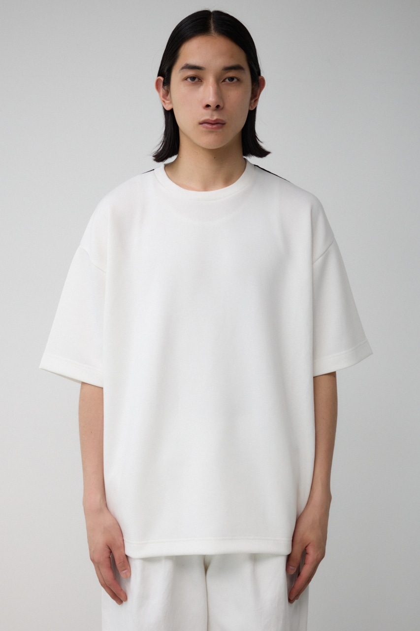 スウィッチングビッグTシャツ 柄WHT FREE