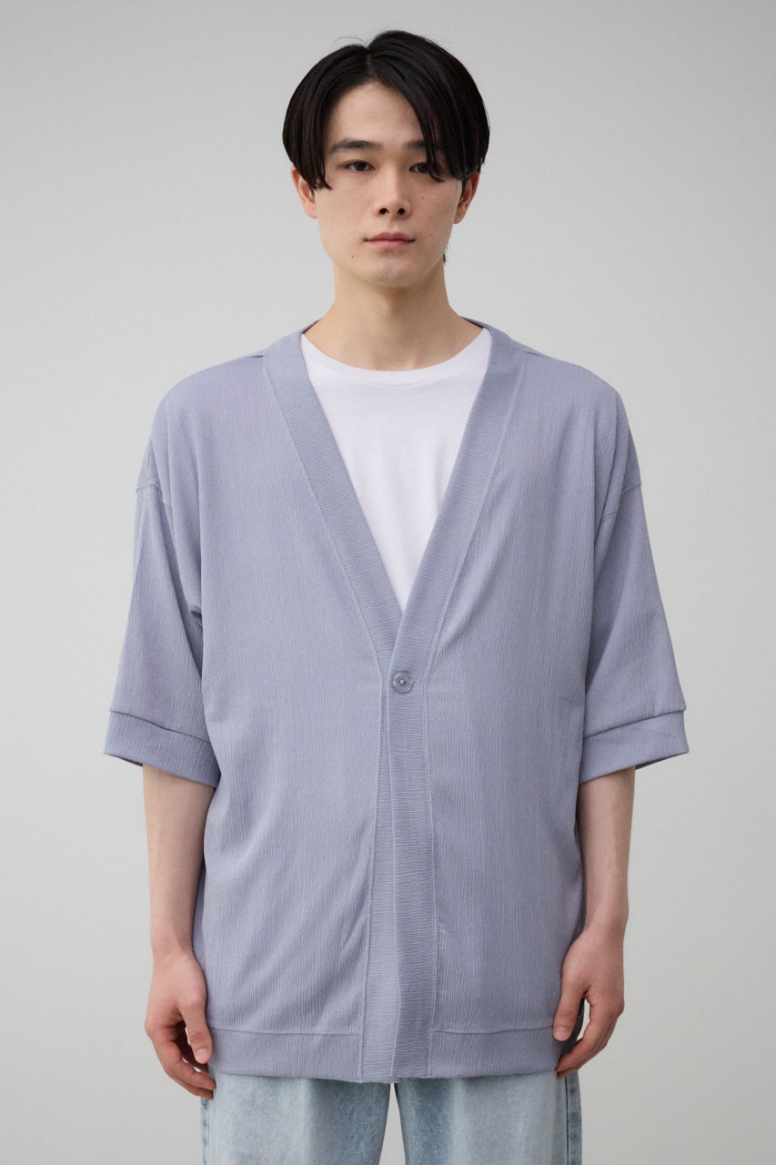 楊柳1ボタンカーディガン L/PUR M