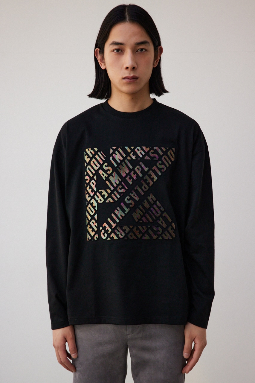 シルバーエンボスロンT BLK FREE