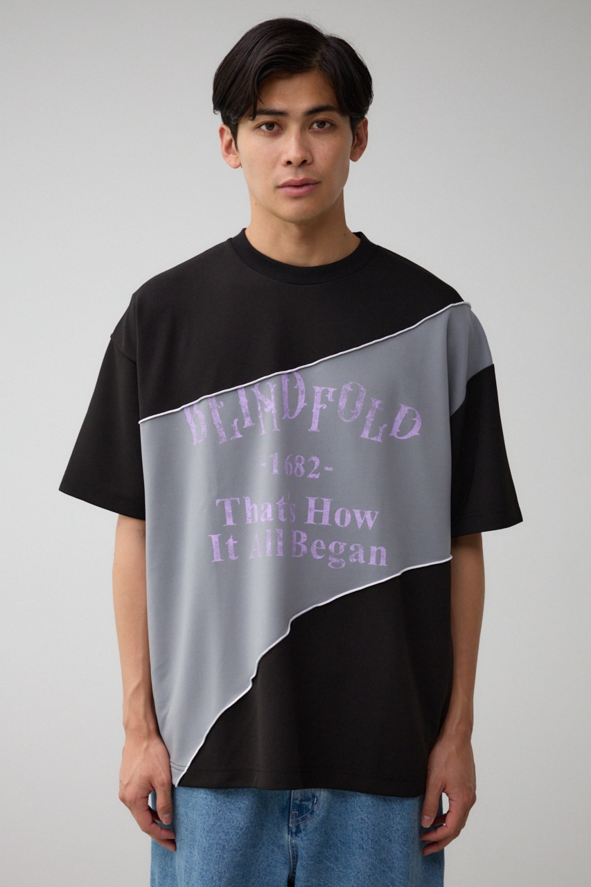 スウィッチンググラフィックT 柄BLK FREE