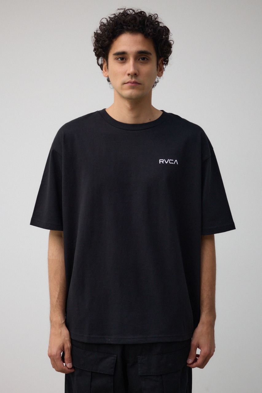 AZUL BY MOUSSY | RVCA×AZUL サークルロゴTシャツ (Tシャツ