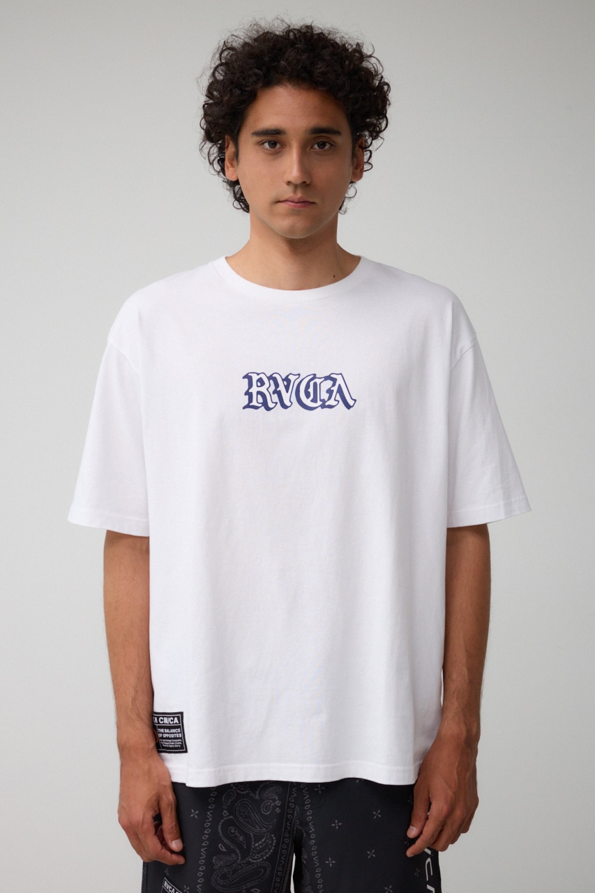 RVCA×AZUL バックフォトT WHT FREE