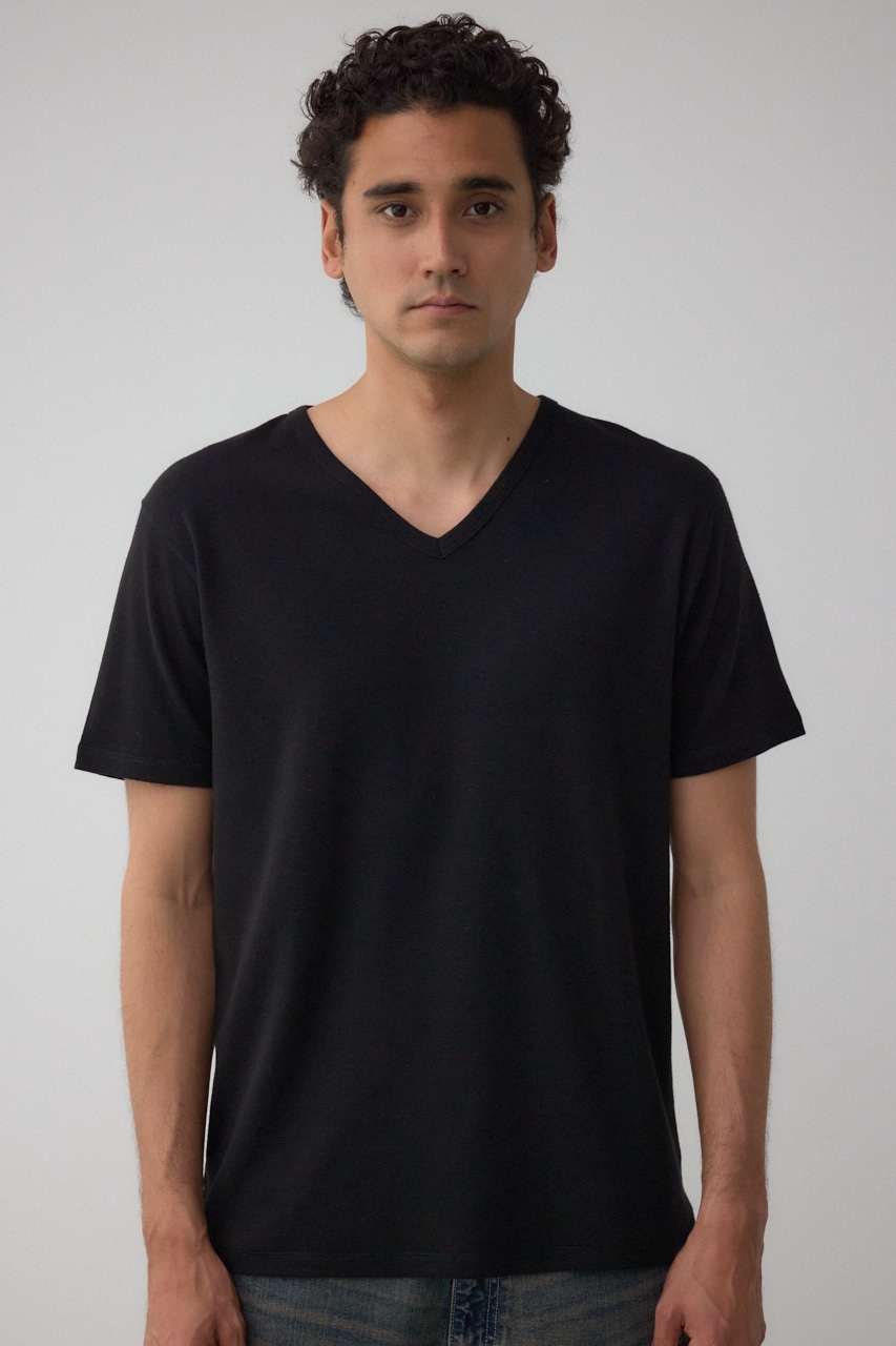 AZUL BY MOUSSY | タックフライスVネックTシャツ (Tシャツ