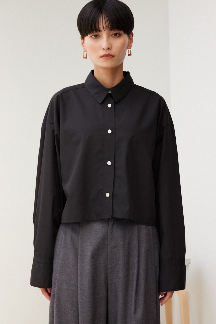 レディース ワイドカフス ショートシャツ レディース ワイドカフス ショートシャツ