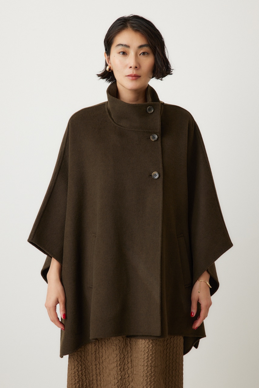 スタンドネックポンチョ KHA FREE