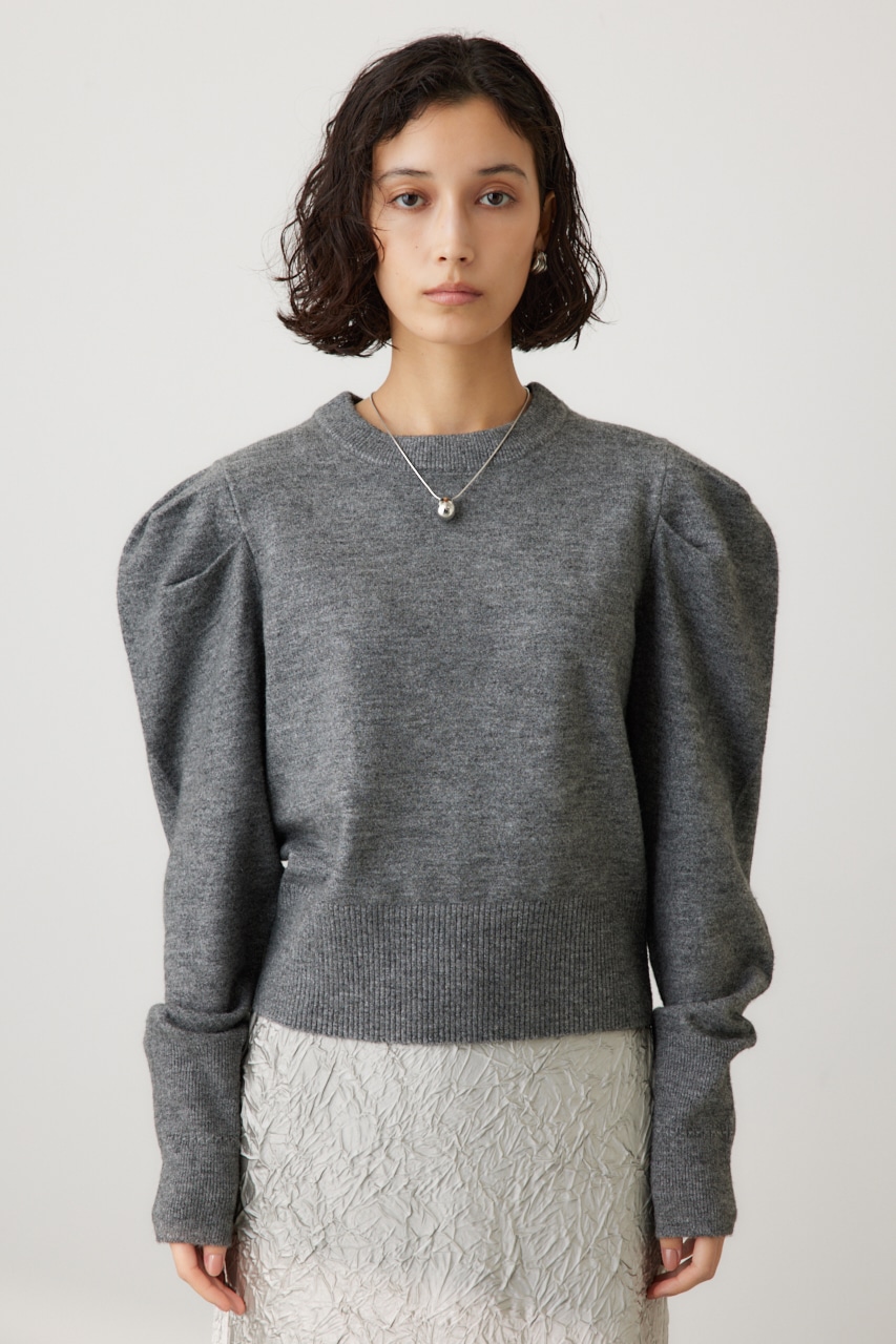 タックスリーブニット GRY FREE